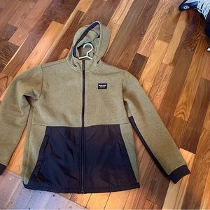 Burton Green zipper hoodie